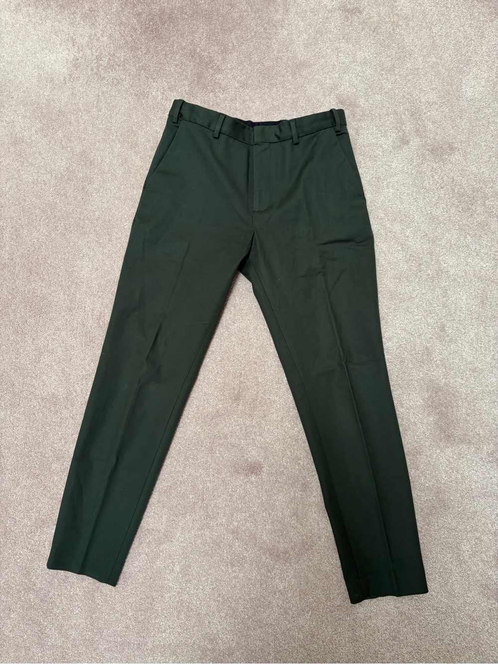 COS dark green cotton pants